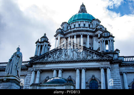 Belfast City Hall - Donegall Square, Belfast Stock Photo