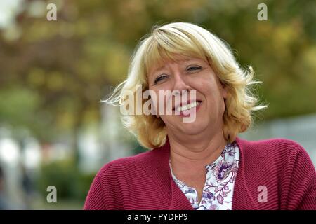 Claudia Klütsch in October 2018 at the Frankfurt Book Fair. | usage worldwide Stock Photo