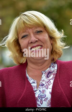 Claudia Klütsch in October 2018 at the Frankfurt Book Fair. | usage worldwide Stock Photo