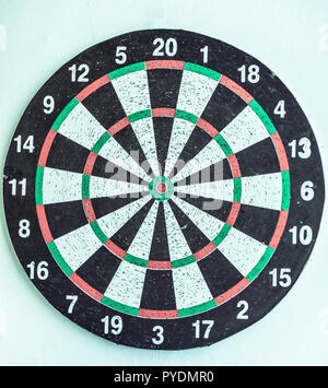 closeup.Darts Board isolated on white background. photo with copy space Stock Photo