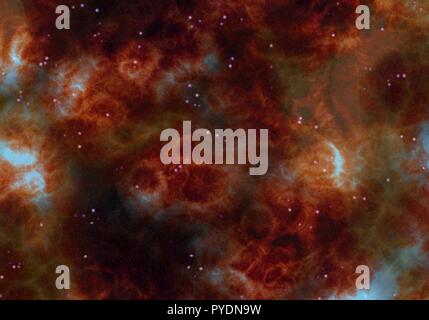 Illustration Starry Nebula Colorful Outer Space background Stock Photo ...
