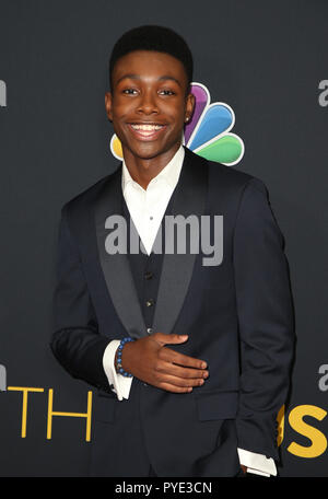 Premiere of NBC's 'This Is Us' Season 3  Featuring: Niles Fitch Where: Hollywood, California, United States When: 25 Sep 2018 Credit: FayesVision/WENN.com Stock Photo