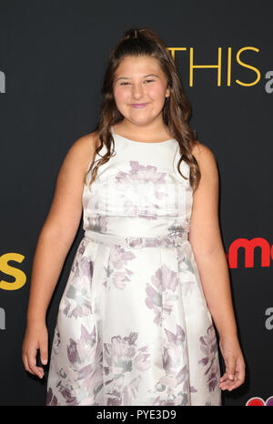 Premiere of NBC's 'This Is Us' Season 3  Featuring: Mackenzie Hancsicsak Where: Hollywood, California, United States When: 25 Sep 2018 Credit: FayesVision/WENN.com Stock Photo