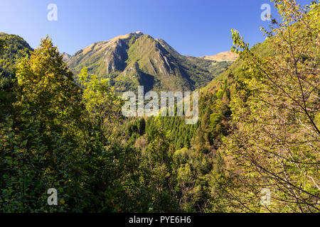 Mountains near Bagolino in northern Italy Stock Photo