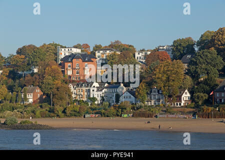 beach, Oevelgoenne, Hamburg, Germany Stock Photo