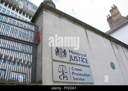 The Ministry of Justice (MoJ) building on Petty France, Westminster, London, SW1, UK Stock Photo