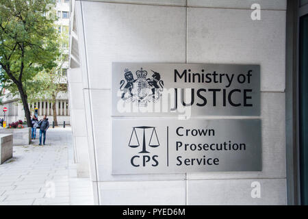 The Ministry of Justice (MoJ) building on Petty France, Westminster ...