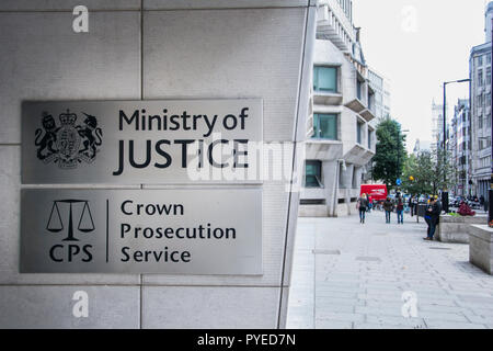 The Ministry of Justice (MoJ) building on Petty France, Westminster, London, SW1, UK Stock Photo