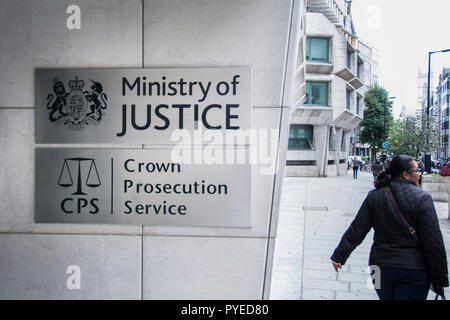 The Ministry of Justice (MoJ) building on Petty France, Westminster, London, SW1, UK Stock Photo