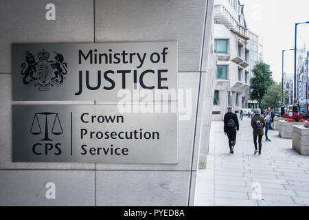 The Ministry of Justice (MoJ) building on Petty France, Westminster, London, SW1, UK Stock Photo