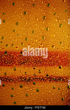 abstract bubbles background with water drrops on a plastic surface Stock Photo
