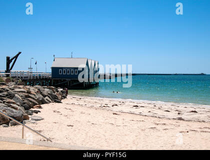 Busselton Australia, view of beach and jetty Stock Photo