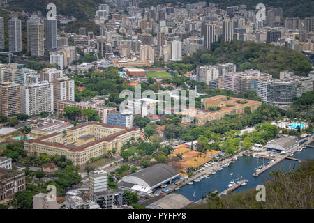 Aerial View of Urca Neighborhood in the City of Rio de Janeiro, Brazil  Stock Photo - Alamy