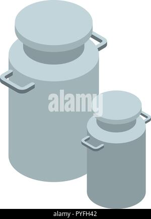 A milk stainless container Royalty Free Vector Image