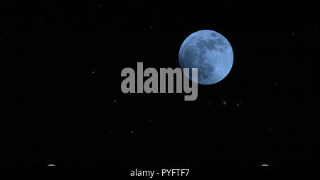 backgrounds night sky with clouds and full moon Stock Photo - Alamy