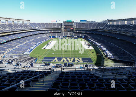 San Diego CA. 27th Oct, 2018. Qualcomm Stadium view before the Navy vs Norte Dame game at Qualcomm Stadium in San Diego, Ca. on October 27, 2018 (Photo by Jevone Moore) Credit: csm/Alamy Live News Stock Photo