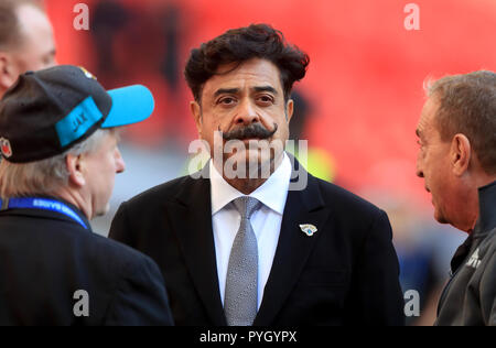 Jacksonville Jaguars owner Shad Khan prior to the International Series NFL match at Wembley Stadium, London. Stock Photo