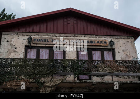 The house of the Kolar family, now the Sarajevo Tunnel Museum in which was hidden the underground tunnel built in 1993 during the Siege of Sarajevo Stock Photo