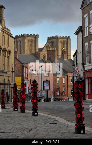 Poppy Commemoration Ripon North Yorkshire England UK Stock Photo