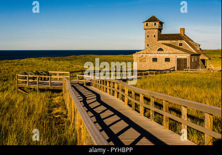 Old Harbor Life-Saving Station Cape Cod National Seashore   Provincetown, Massachusetts, USA Stock Photo