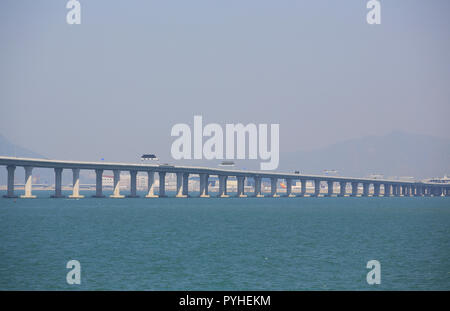 Hong Kong–Zhuhai–Macau Bridge Stock Photo