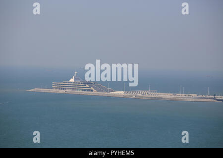 Hong Kong–Zhuhai–Macau Bridge Stock Photo