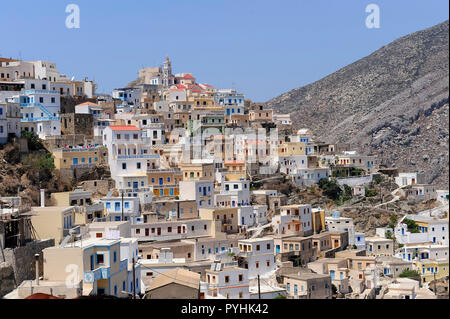 Greece, Karpathos mountain village Olympos Stock Photo