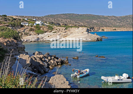 Greece, Karpathos tourist resort Amopi Stock Photo