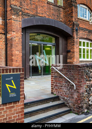 Norwich University of the Arts NUA buildings in central Norwich - Media Lab Building Stock Photo