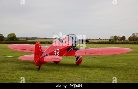 Travel Air Type R “Mystery Ship” (G-TATR) Stock Photo