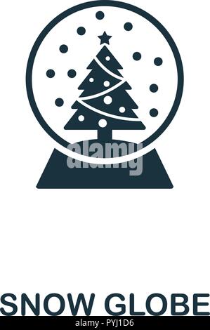 Snow Globe icon. Premium style design from christmas collection. UX and UI. Pixel perfect snow globe icon for web design, apps, software, printing usa Stock Vector
