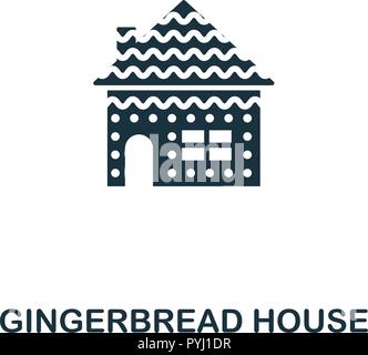 Gingerbread House icon. Premium style design from christmas collection. UX and UI. Pixel perfect gingerbread house icon for web design, apps, software Stock Vector