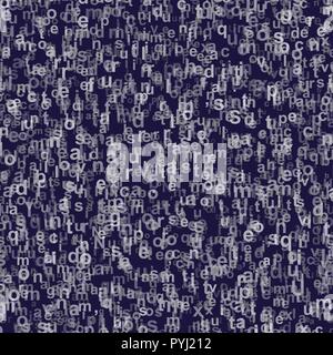 The pattern composed from letters. vector Stock Vector