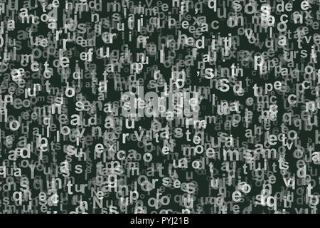 The pattern composed from letters. vector Stock Vector
