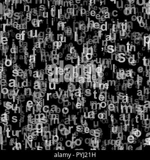 The pattern composed from letters. vector Stock Vector