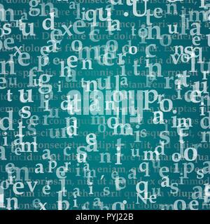 The pattern composed from letters. vector Stock Vector