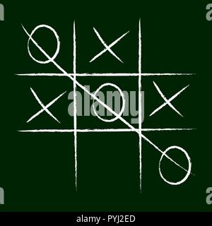 Tick tack toe game. Tic tac toe board game. Children game, strategy ...
