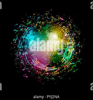 Abstract colourful background. Vector illustration Stock Vector