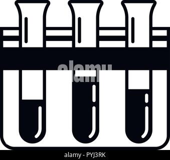 Test tube stand icon. Simple illustration of test tube stand vector ...