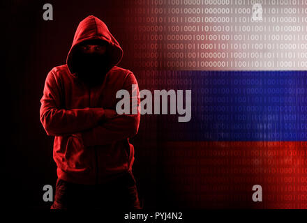 foreign hacker  security concept Stock Photo