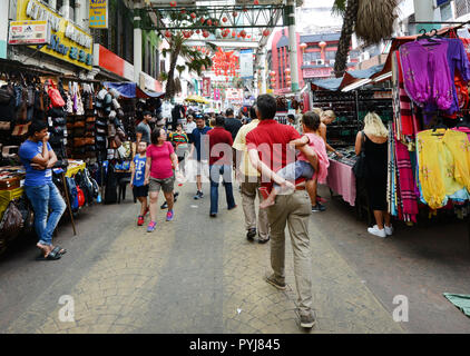 Petaling Street Market in China Town in Kuala Lumpur, Malaysia. Stock Photo