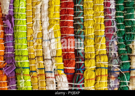 Close ups of bright rag rugs Stock Photo - Alamy