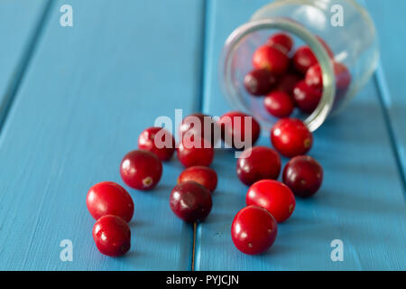 Fresh cranberry on the table Stock Photo