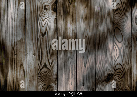 Brown wooden plank background. Natural toned surface. Stock Photo