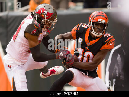 Cincinnati Bengals wide receiver A.J. Green during an NFL football game  against the Carolina Panthers, Thursday, Aug. 25, 2011, in Cincinnati,  Ohio. (AP Photo/David Kohl Stock Photo - Alamy