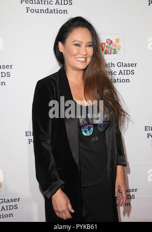 Culver City, Ca. 28th Oct, 2018. Tia Carrere, at the Elizabeth Glaser Pediatric AIDS Foundation 30th Anniversary at A Time for Heroes Family Festival at Smashbox Studios in Culver City, California on October 28, 2018. Credit: Faye Sadou/Media Punch/Alamy Live News Stock Photo