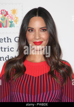 Culver City, Ca. 28th Oct, 2018. Olivia Munn, at the Elizabeth Glaser Pediatric AIDS Foundation 30th Anniversary at A Time for Heroes Family Festival at Smashbox Studios in Culver City, California on October 28, 2018. Credit: Faye Sadou/Media Punch/Alamy Live News Stock Photo