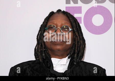 NEW YORK, NY - OCTOBER 28: Whoopi Goldberg attends 'Nobody's Fool' New York Premiere at AMC Lincoln Square Theater on October 28, 2018 in New York City. Credit: Ron Adar/Alamy Live News Stock Photo