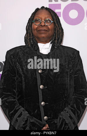 NEW YORK, NY - OCTOBER 28: Whoopi Goldberg attends 'Nobody's Fool' New York Premiere at AMC Lincoln Square Theater on October 28, 2018 in New York City. Credit: Ron Adar/Alamy Live News Stock Photo