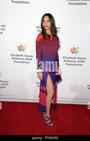 Culver City, CA. 28th Oct, 2018. Olivia Munn at arrivals for A Time For Heroes Family Festival, Smashbox Studios, Culver City, CA October 28, 2018. Credit: Priscilla Grant/Everett Collection/Alamy Live News Stock Photo